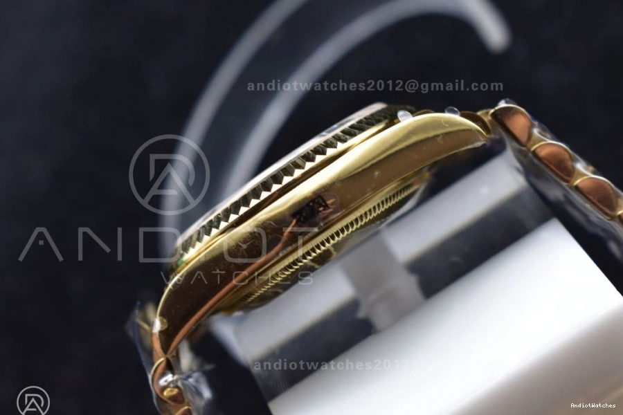 Version YG President 36 On 686 Best BPF V DayDate Unisex Bracelet A2836 0510
